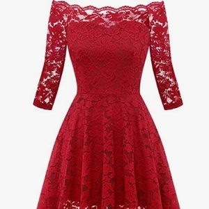 Red Lace Dress
